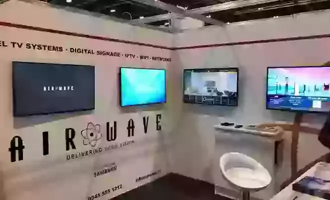 Airwave exhibit at Hotel Tech Live 2018